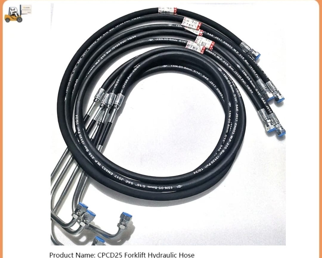 Supplier of high-pressure hydraulic hoses for forklifts and heavy equipment
