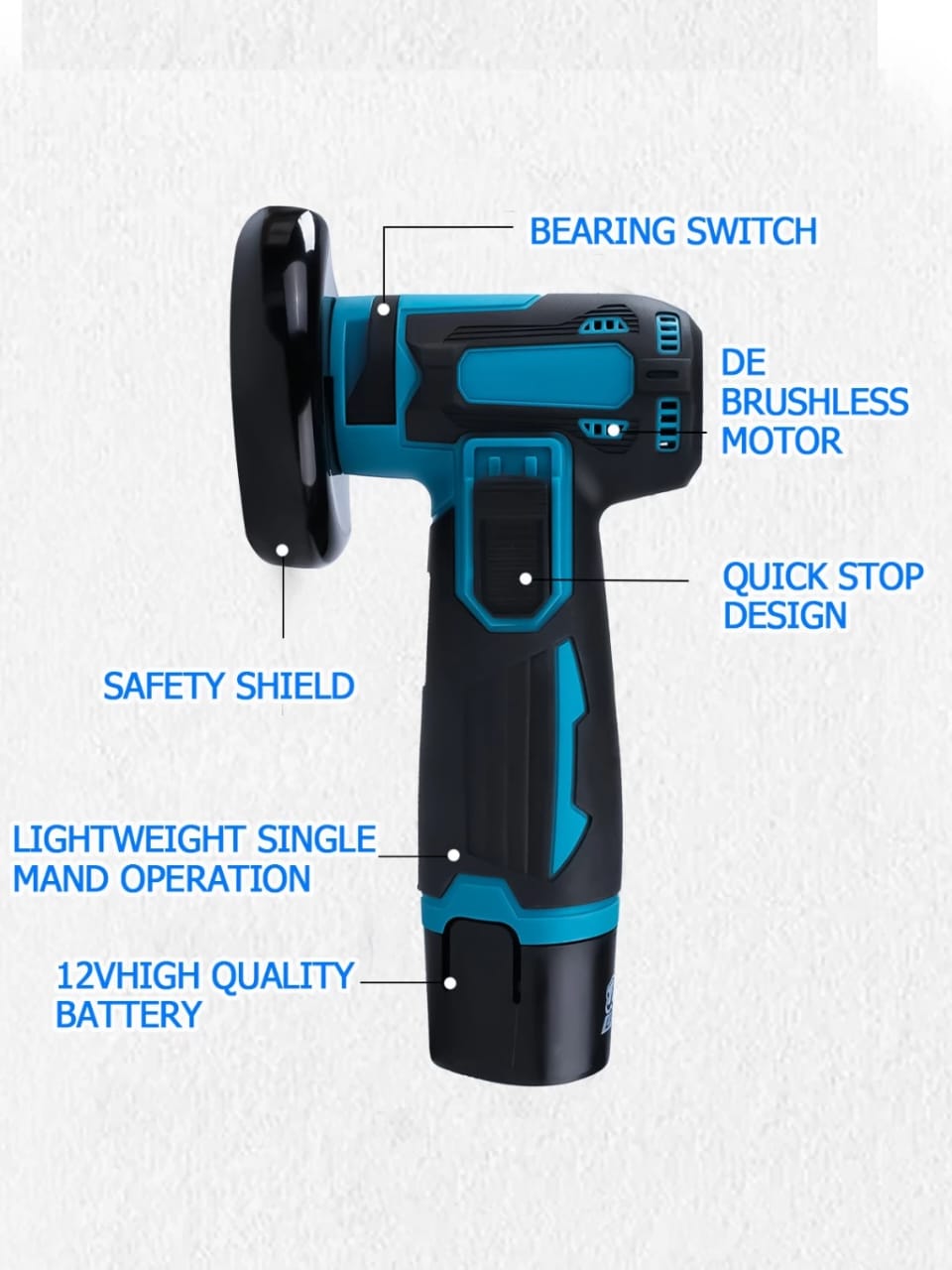 Wireless Cutting GRINDER 12v