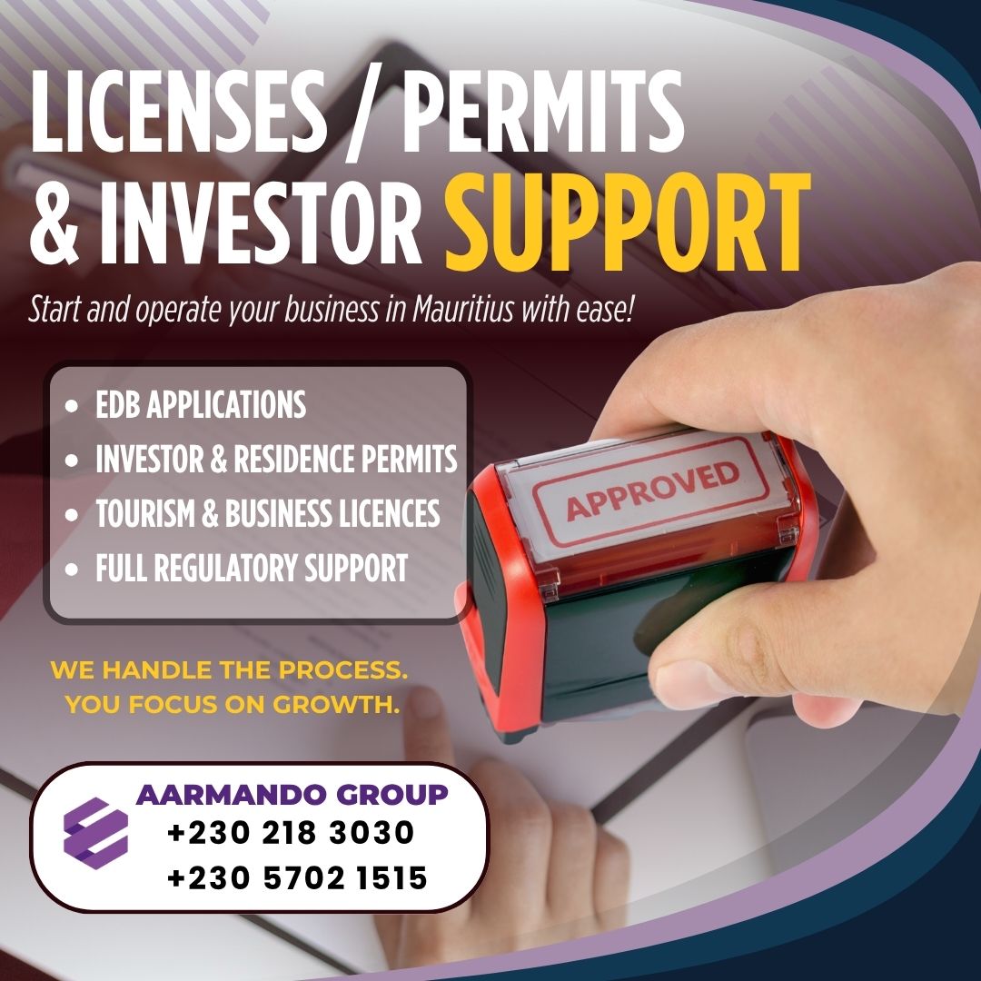 LICENCES, PERMITS & INVESTOR SUPPORT