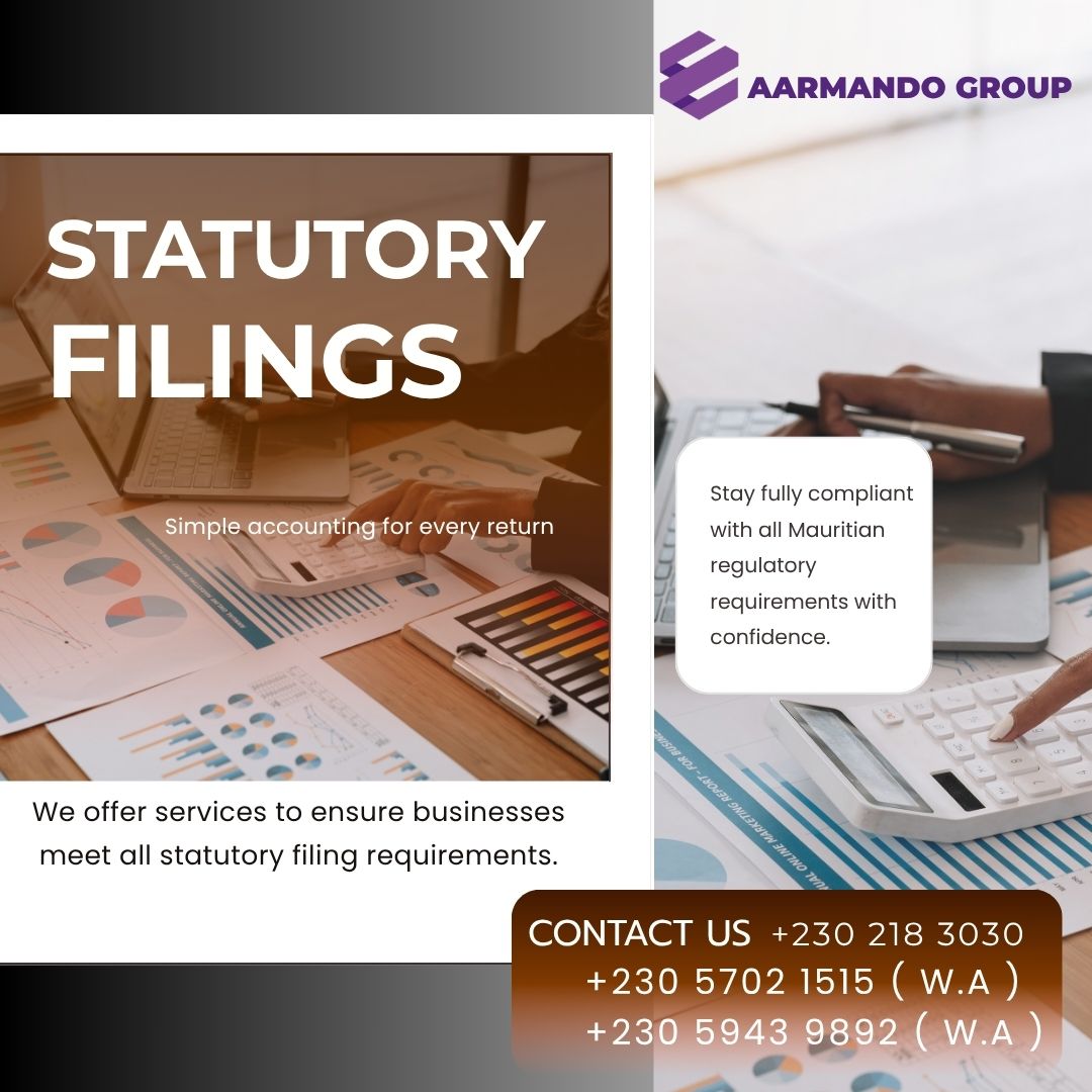 STATUTORY FILINGS SERVICES@ AARMANDO GROUP