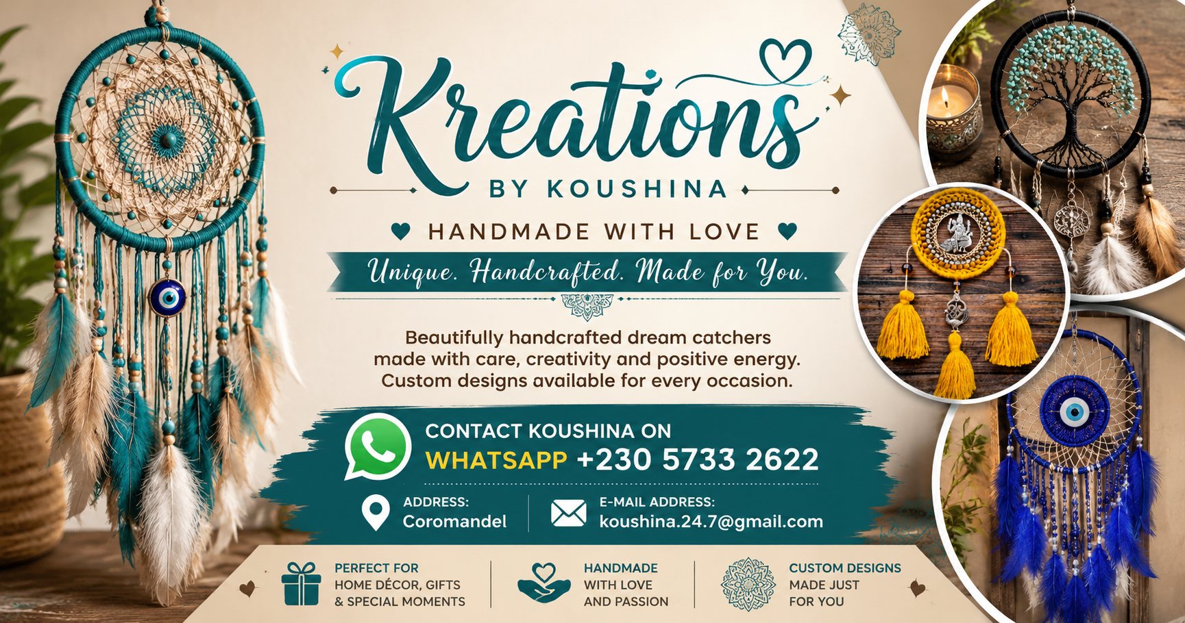 Handcrafted Dream Catchers Kreations
