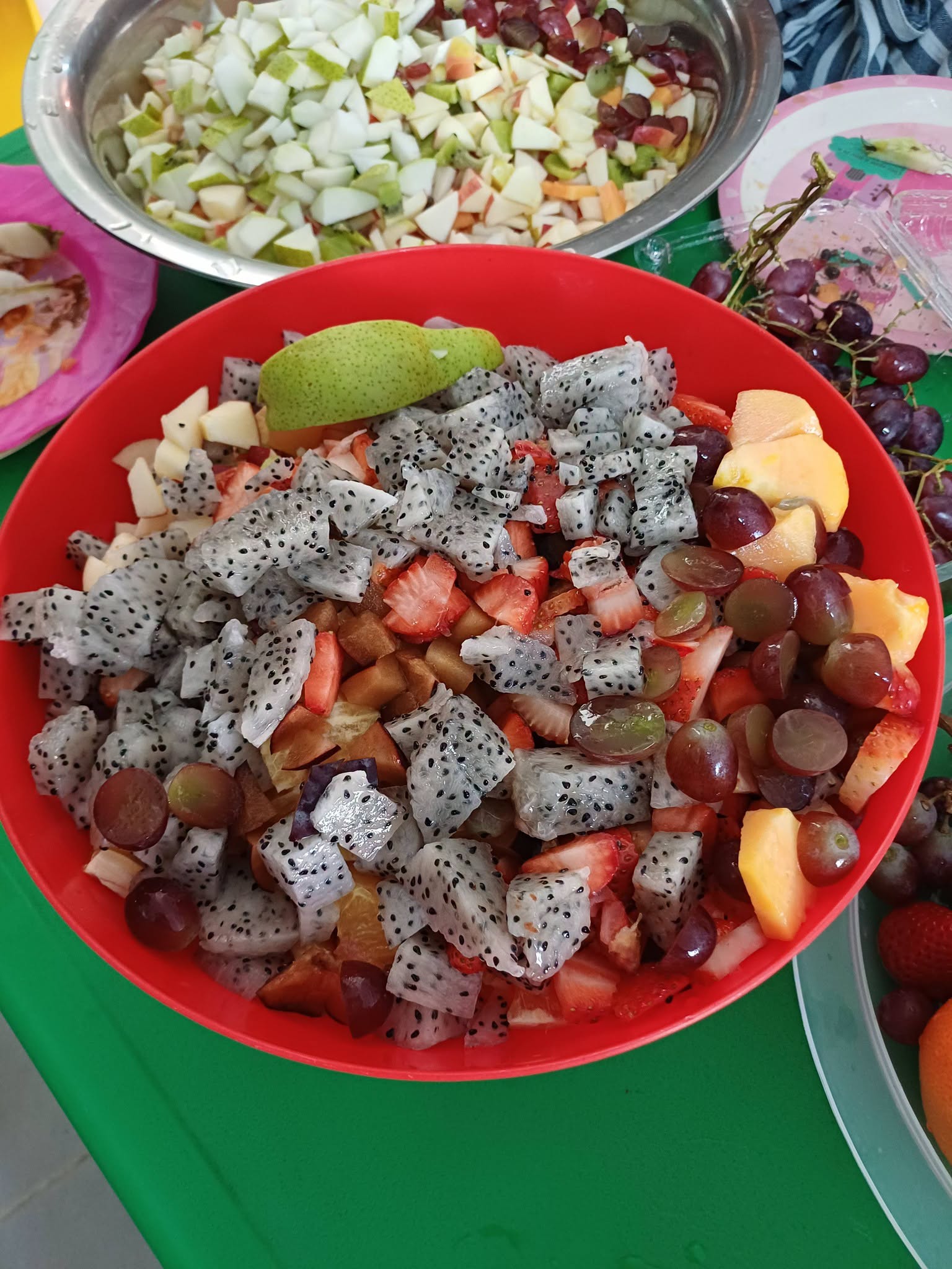 Activité Salade de Fruits à l’École Maternelle Fabio et les Petits Moussaillons and The Lovely Kids