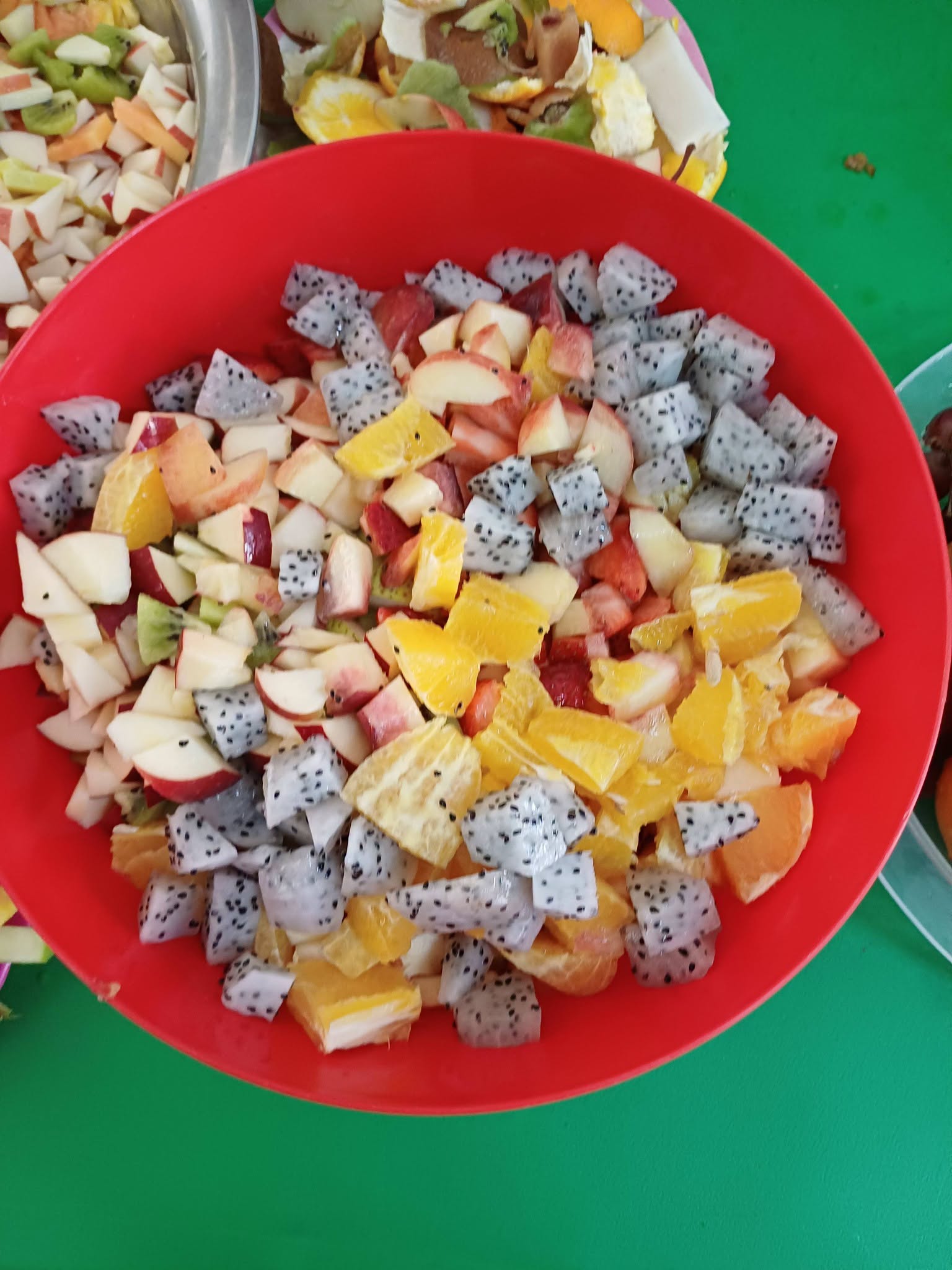Activité Salade de Fruits à l’École Maternelle Fabio et les Petits Moussaillons and The Lovely Kids