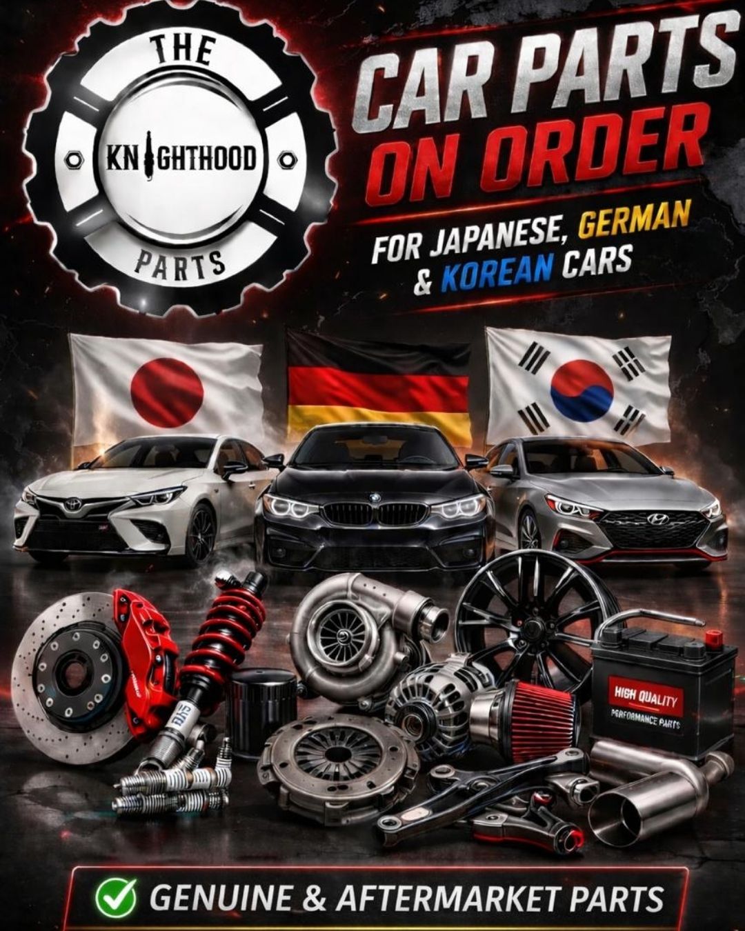 Car Parts, Accessories, Delivery and Car Fitness Services