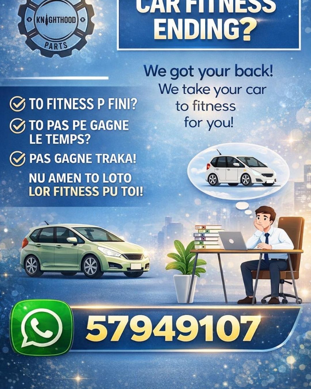 Car Parts, Accessories, Delivery and Car Fitness Services