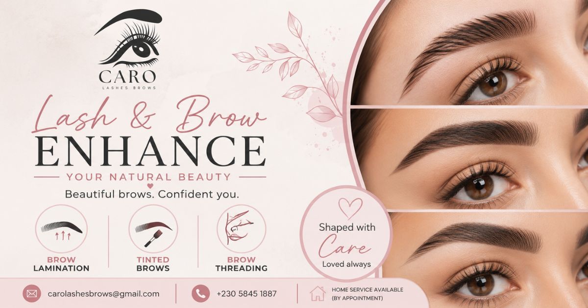 Lash and Brow Services in Mauritius