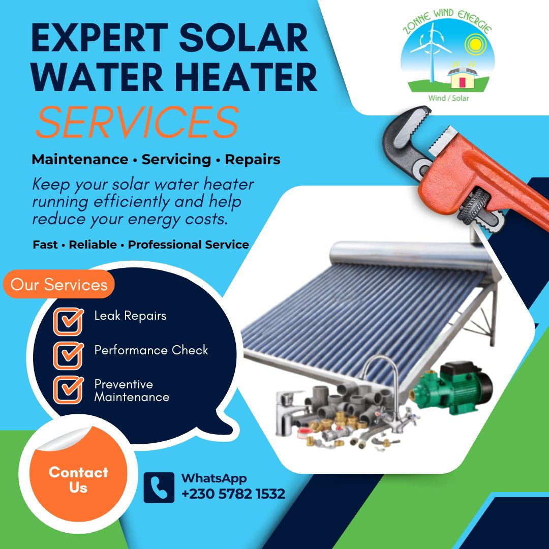 Solar Water Heater Maintenance and Repair Services