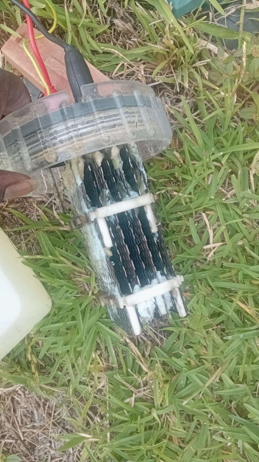 Nettoyage de Cellule du Chlorinateur à Pereybère – David Pool Services