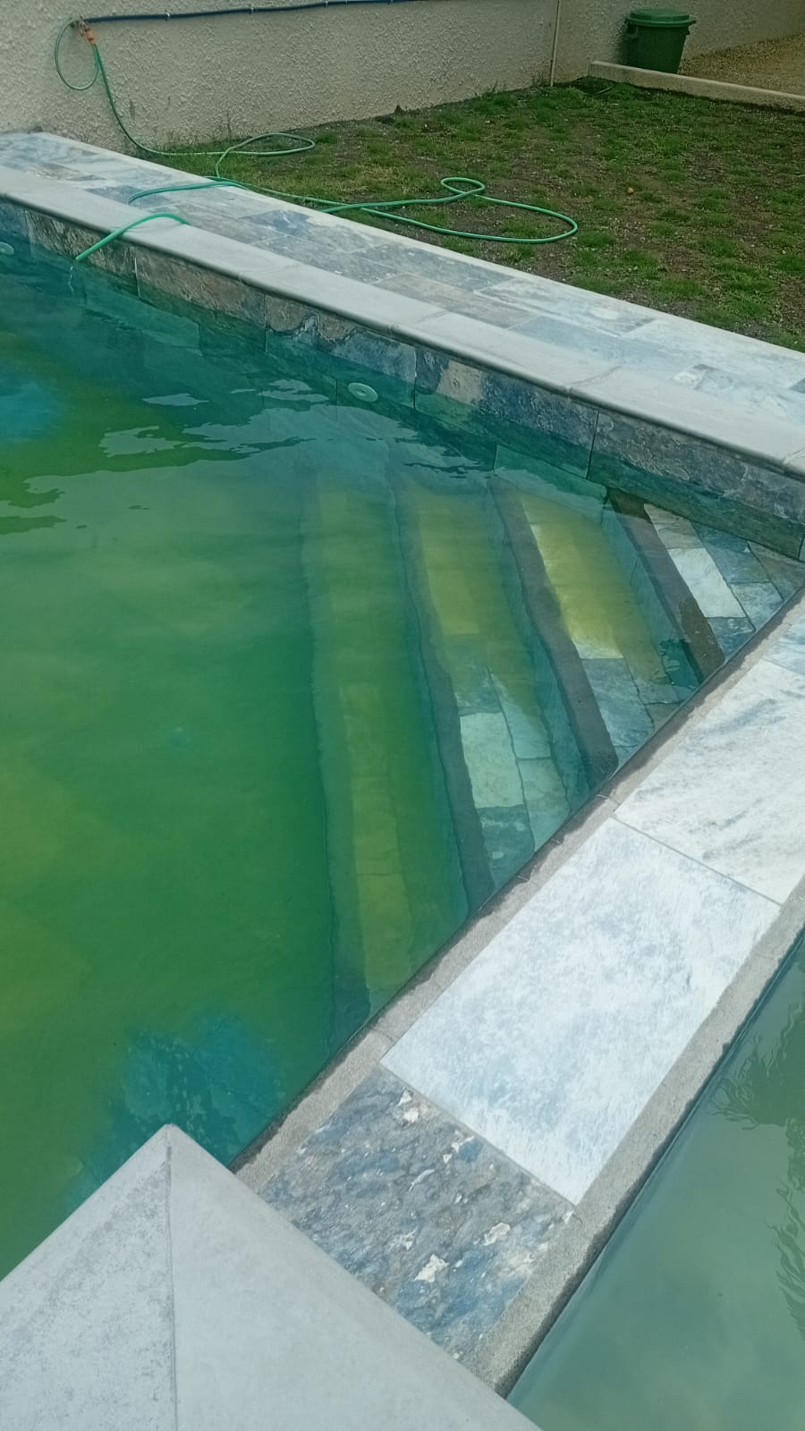 Redressement rapide de l’eau de piscine en 2 jours – Bain Bœuf, Pereybère